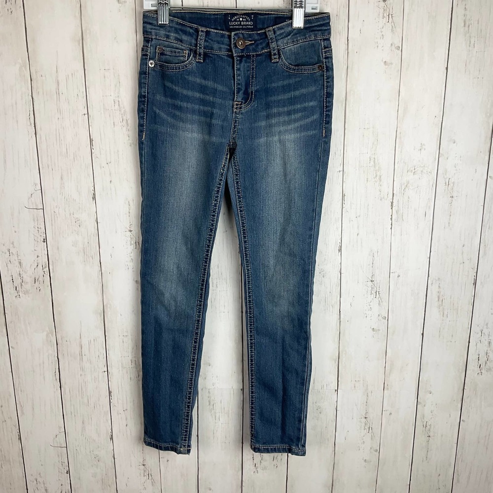 Lucky Brand Zoe Skinny Jeans Girls 8 Regular